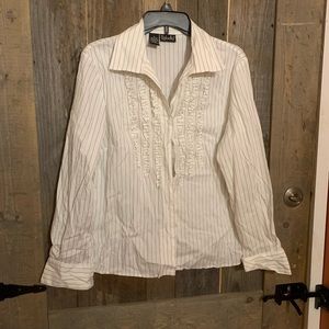 Pinstripe button up